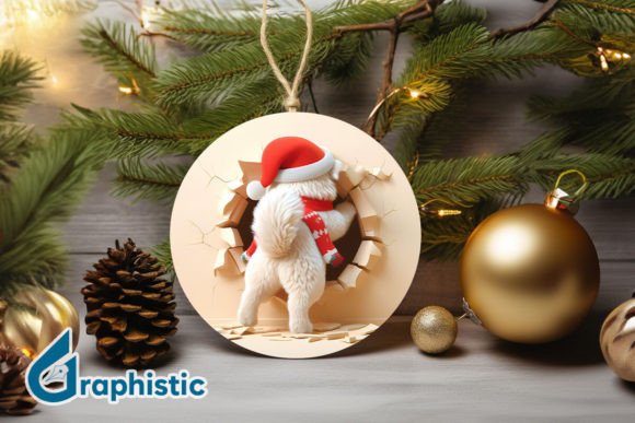 3D Dog Christmas Ornament Back 31: Illustrations Review