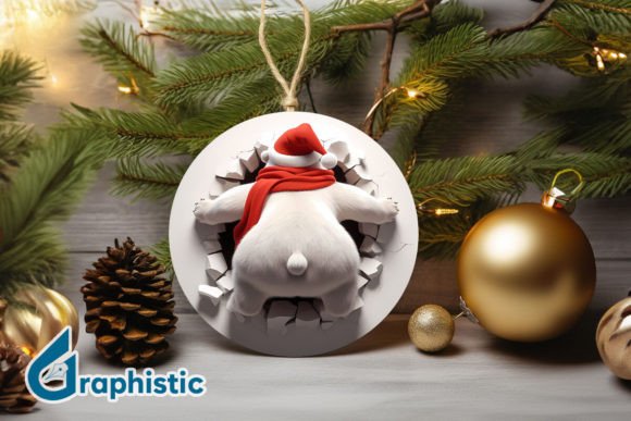 3D Polar Bear Ornament B 109: Illustrations Review