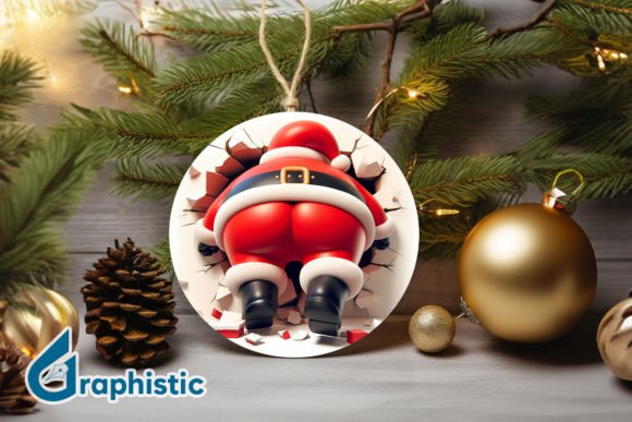 3D Santa Ornament Back 63: Illustrations Review