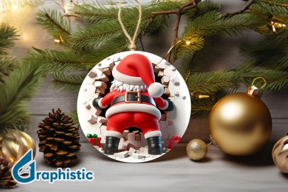 3D Santa Ornament Back 79: Illustrations Review
