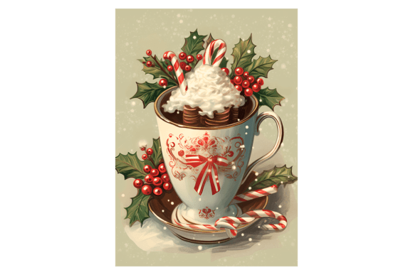 Hot Chocolate Christmas Card: Illustrations Review