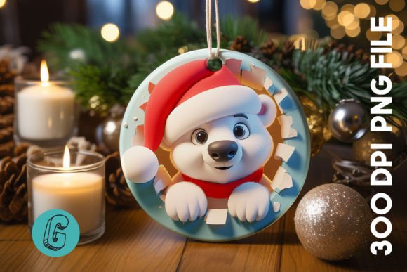 Polar Bear Ornament F 106: Illustrations Review