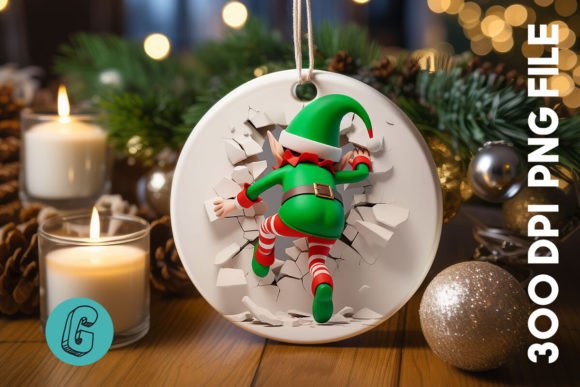 Review: Cute ELF Christmas Ornament B 137 for Holiday Stitching