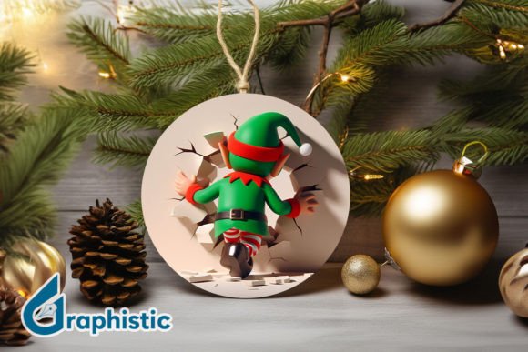 Reviewing 3D Cute ELF Christmas Ornament B 137