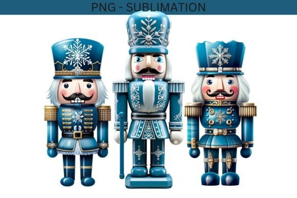 Reviewing the Blue Christmas Nutcracker PNG for Embroidery