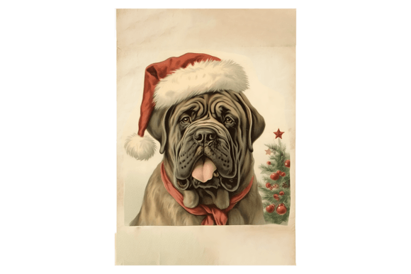 Reviewing the Naepolitan Mastiff Christmas Card Design