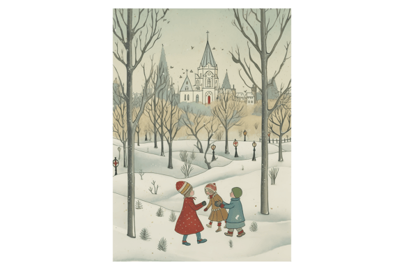 Winter Wonderland Christmas Card 1: Illustrations Review